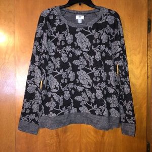 Tunic like sweatshirt